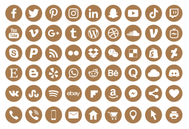 Brown App Icons for Android vs. iOS